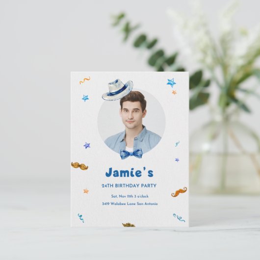 Geburtstag Postkarte (Stehend Vorderseite)