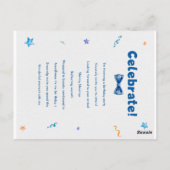 Geburtstag Postkarte (Rückseite)