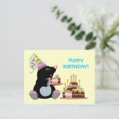 Geburtstag Postkarte (Stehend Vorderseite)