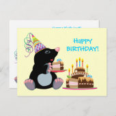 Geburtstag Postkarte (Vorne/Hinten)