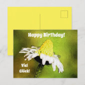 Geburtstag Postkarte (Vorne/Hinten)