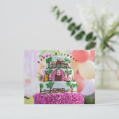 Geburtstag Postkarte (Stehend Vorderseite)