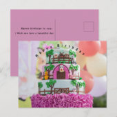 Geburtstag Postkarte (Vorne/Hinten)