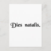 Geburtstag Postkarte (Vorderseite)