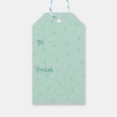 Geburtstag präsentiert Dackel Geschenkanhänger (Rückseite)