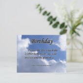 Geburtstag Psalm 118-24 Postkarte (Stehend Vorderseite)