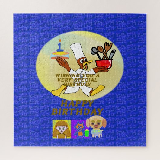 Geburtstag Puzzle (Vertikal)