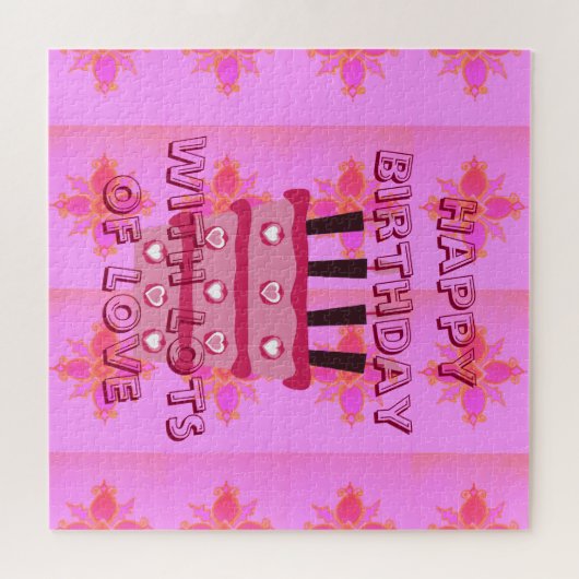 Geburtstag Puzzle (Horizontal)