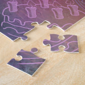 Geburtstag Puzzle Geschenk Mädchen blasen Kerzen (Seite)
