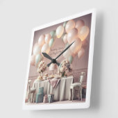 GEBURTSTAG QUADRATISCHE WANDUHR (Winkel)
