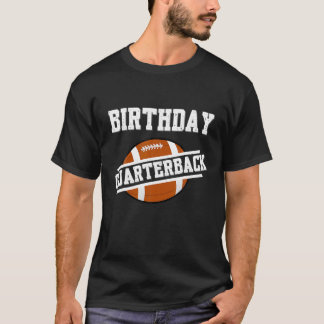 Geburtstag Quarterback Football Party Boys Match T-Shirt