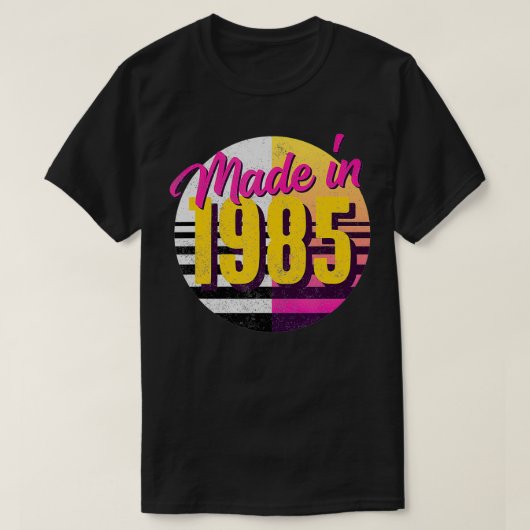 Geburtstag Retro 80er Style 1985 T-Shirt (Design vorne)