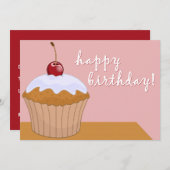 Geburtstag : riesiger Kuchen : Einladung (Vorne/Hinten)