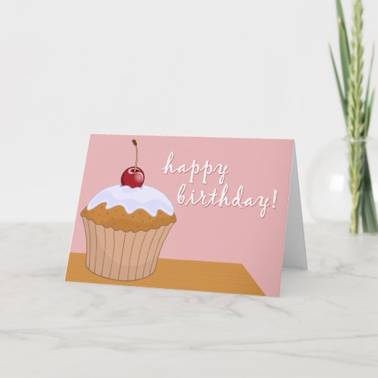 Geburtstag : riesiger Kuchen : Karte (Vorderseite)