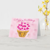 Geburtstag : riesiger Kuchen : Karten (Gelbe Blume)