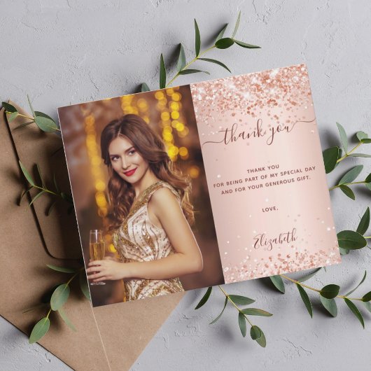 Geburtstag Rose erröten Foto vielen Dank