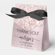 Geburtstag Rose Gold Glitzer Monogram Name Vielen 