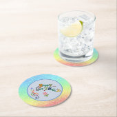 Geburtstag runder pappuntersetzer (Vor Ort)