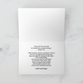 Geburtstag, Sandhill Kran-Familien-Karte Karte (Innenseite)