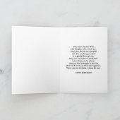 Geburtstag, Sandhill Kran-Vogel Karte (Innenseite)