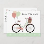 Geburtstag Save the Date Postkarte (Vorne/Hinten)