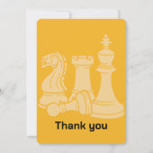 Geburtstag Schach Party Einladung Spaß Spiel Thema (Rückseite)