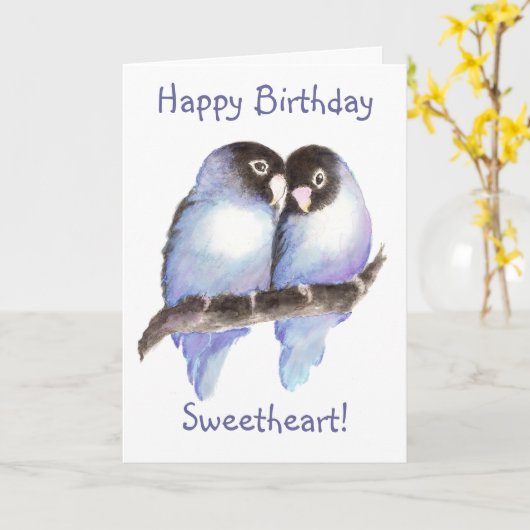 Geburtstag, Schatz! Karte (Gelbe Blume)