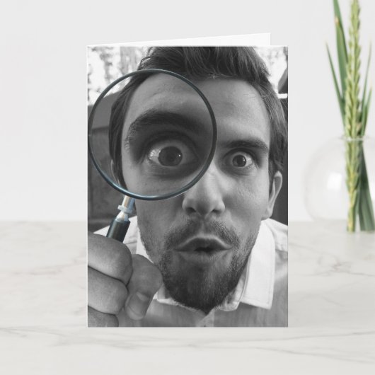 GEBURTSTAG SCHAUEN SIE GUT, SOGAR AUF NAH! KARTE (Vorderseite)