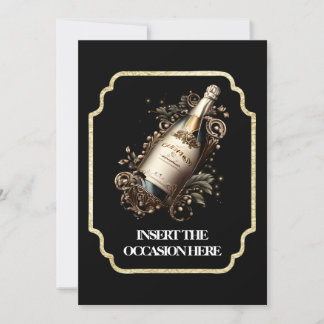 Geburtstag Schaumwein zum Geburtstag Einladung