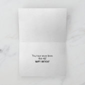 Geburtstag Schimpanse Älterer Spaß Karte (Innenseite)