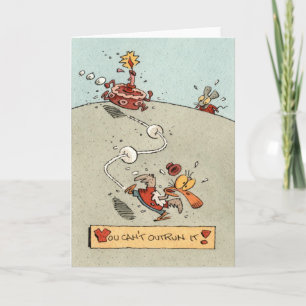 Geburtstag schnell aufkommend! karte