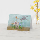 Geburtstag, Schwager, Pelikan, Blume Karte (Gelbe Blume)