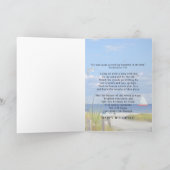 Geburtstag, Schwiegersohn, Beach- und Ocean View C Karte (Innenseite)