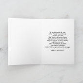 Geburtstag, Schwiegersohn, Great Blue Heron Bird, Karte (Innenseite)