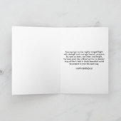 Geburtstag, Schwiegersohn, Rotschulterfalke Karte (Innenseite)