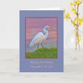 Geburtstag, Schwiegertochter, Grosser Spaziergang Karte (Gelbe Blume)