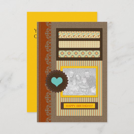 Geburtstag (Scrapbook) (Vorne/Hinten)