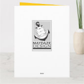 Geburtstag (Scrapbook) Karte (Rückseite)