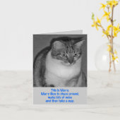 Geburtstag - Sei Maria! Karte (Gelbe Blume)