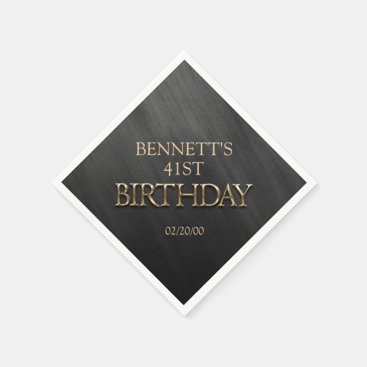 Geburtstag Serviette (Ecke)