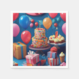 Geburtstag Serviette