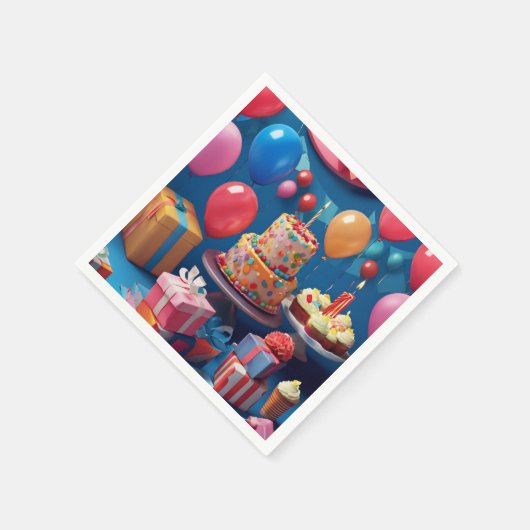 Geburtstag Serviette (Ecke)