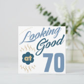 Geburtstag sieht gut aus karte (Stehend Vorderseite)