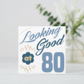 Geburtstag sieht gut aus karte (Stehend Vorderseite)