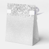 Geburtstag Silber Glitzer Skriptname Vielen Dank Geschenkschachtel (Rückseite)