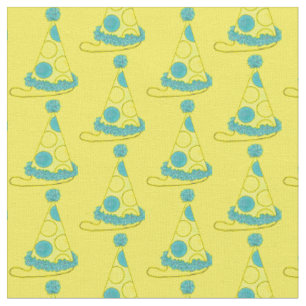 Geburtstag Silvester Party Hat Yelow Polka Dot Stoff