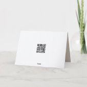 Geburtstag Simplify Seil Text Karte (Rückseite)