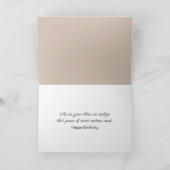 Geburtstag Simplify Seil Text Karte (Innenseite)