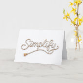 Geburtstag Simplify Seil Text Karte (Gelbe Blume)