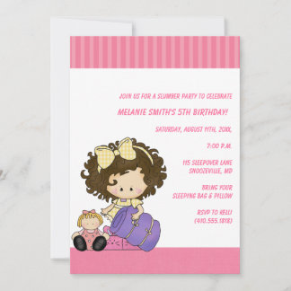 Geburtstag & Slumber-Party Einladungen